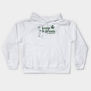 keep it green Kids Hoodie